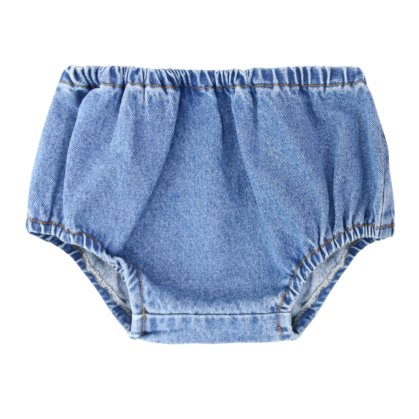 LITTLE PARNI BLUE DENIM BLOOMERS