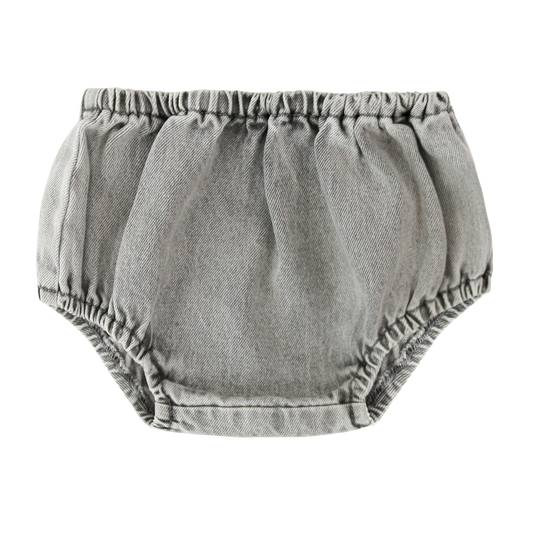 LITTLE PARNI GREY DENIM BLOOMERS