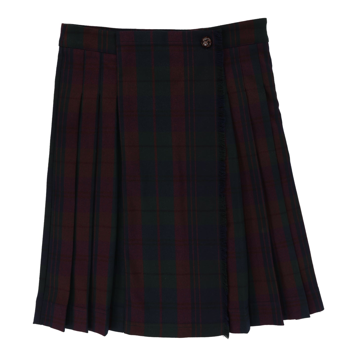 ANALOGIE NAVY/BURGUNDY PLAID SKIRT [FINAL SALE]