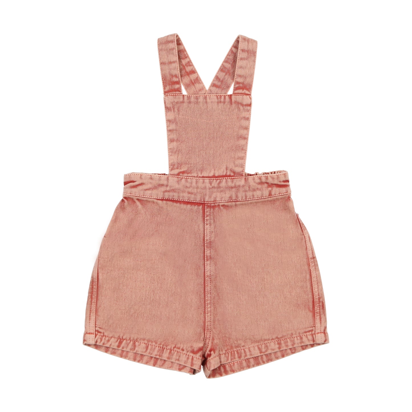 KIN & KIN PINK DENIM POCKET OVERALLS