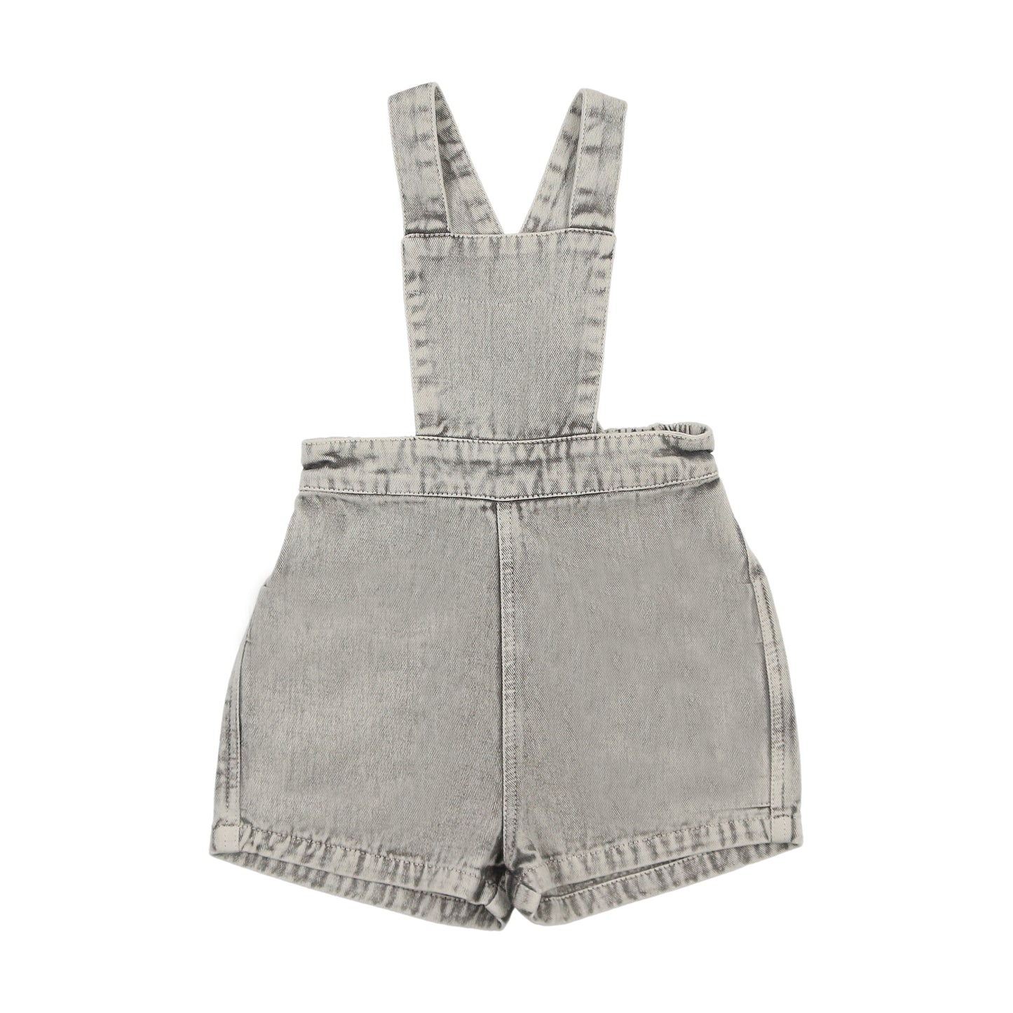 KIN & KIN GREY DENIM POCKET OVERALLS