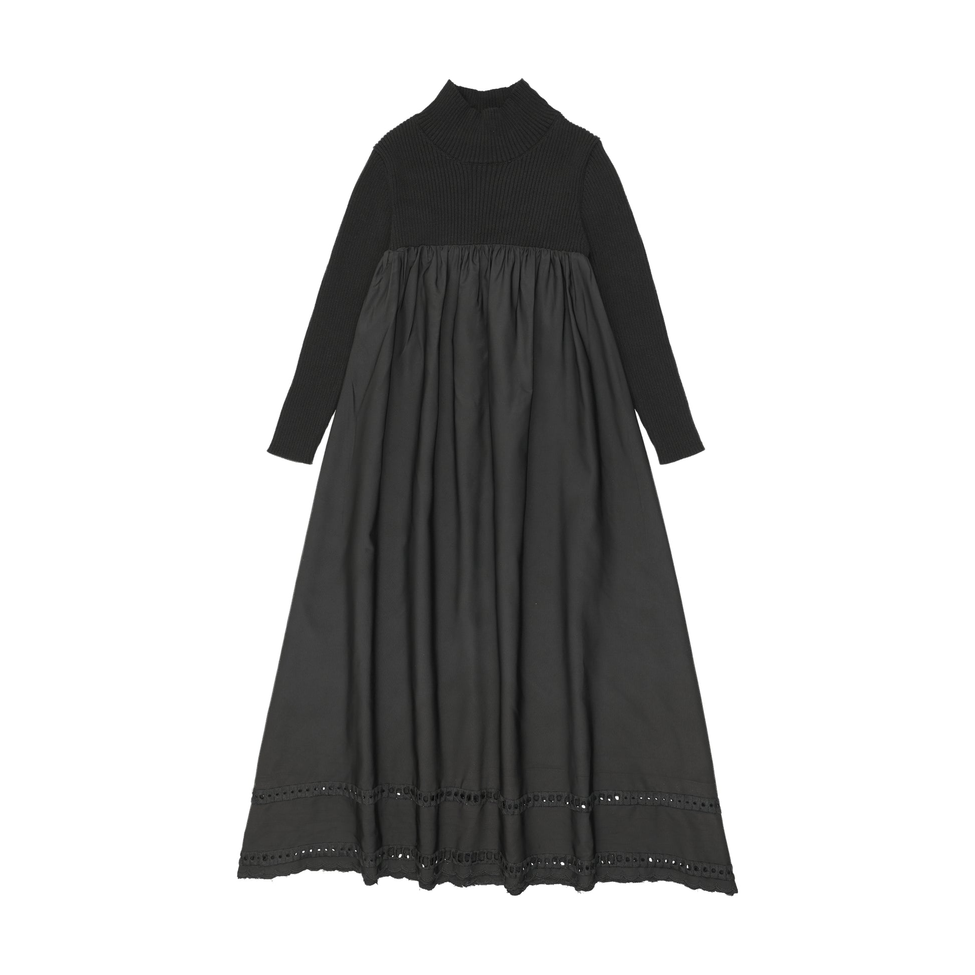KIN & KIN BLACK TURTLENECK MAXI DRESS – Luibelle