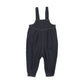 KIN & KIN BLUE WASH GATHERED OVERALLS