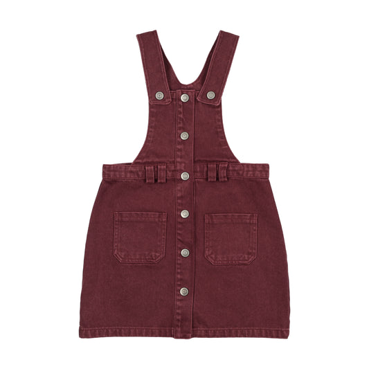 KIN & KIN BURGUNDY WASH BUTTON DOWN JUMPER
