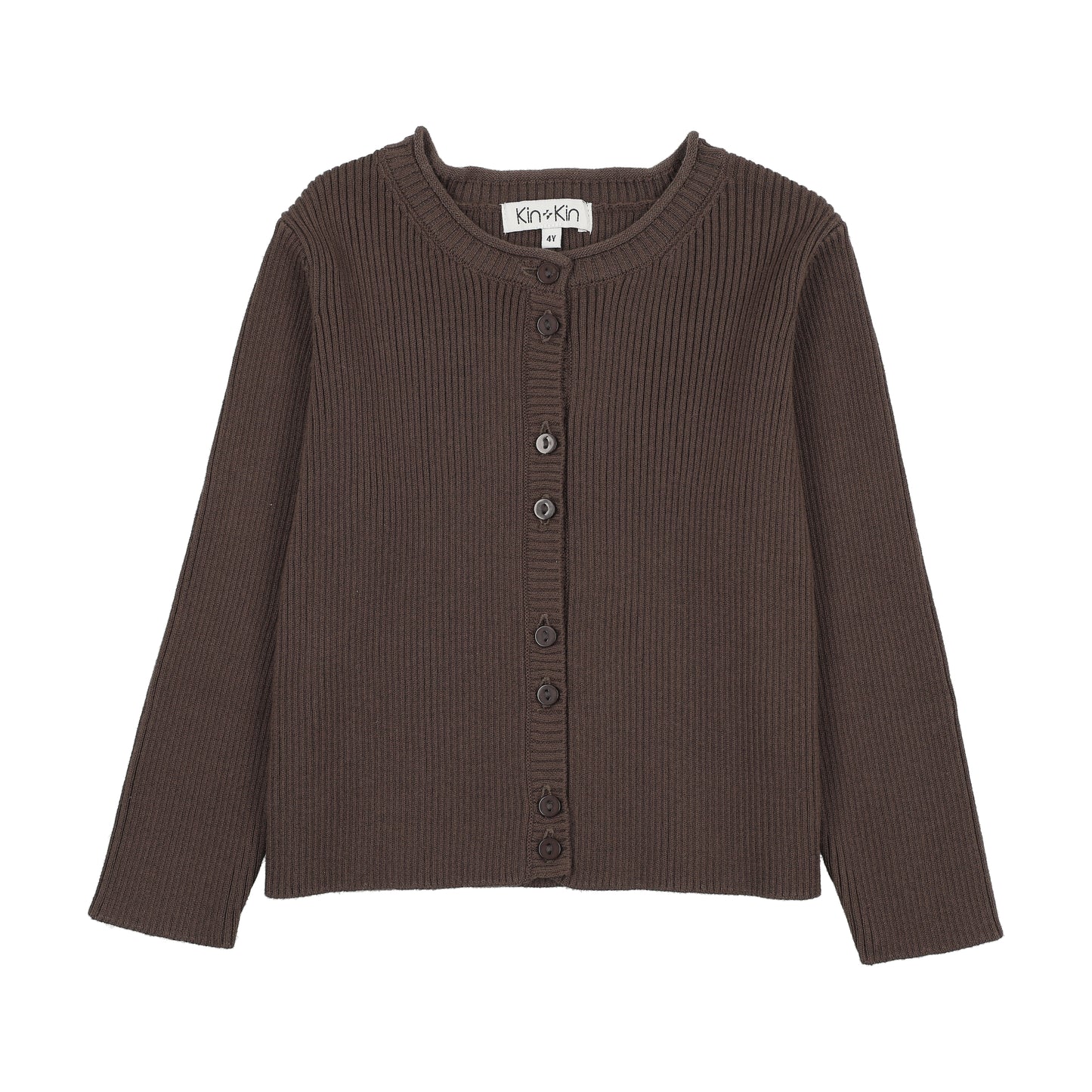 KIN & KIN BROWN KNIT CARDIGAN