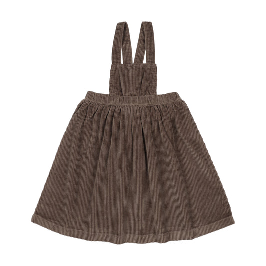 KIN & KIN CHESTNUT CORDUROY SUSPENDER JUMPER