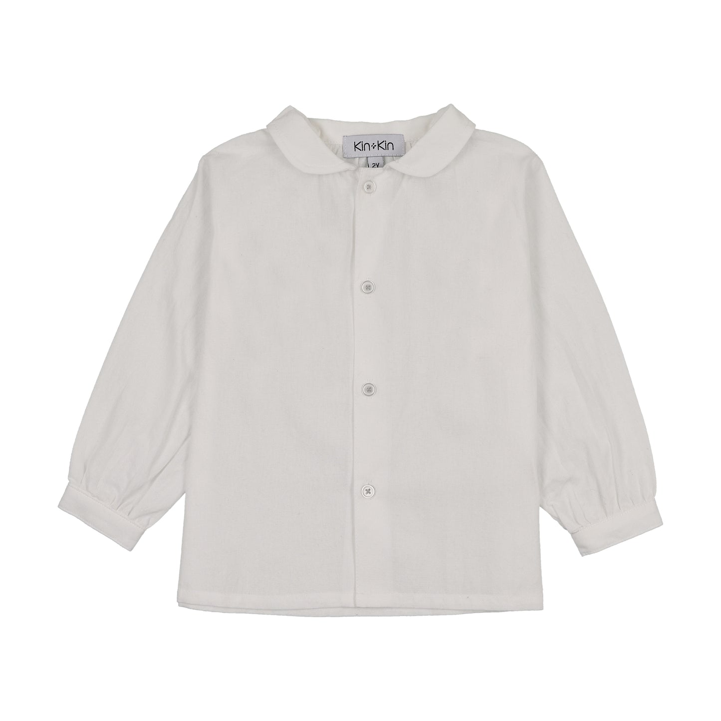 KIN & KIN WHITE BUTTON DOWN COLLAR SHIRT
