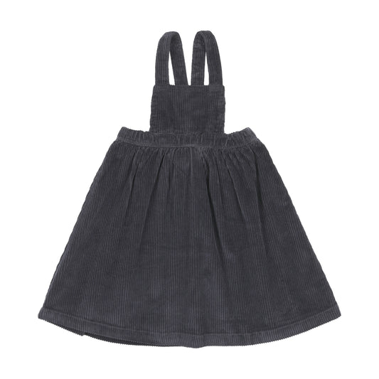 KIN & KIN NAVY CORDUROY SUSPENDER JUMPER