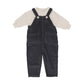 KIN & KIN NAVY CORDUROY OVERALLS SET