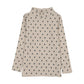 KIN & KIN BLUE TULIP PRINT MOCKNECK T-SHIRT
