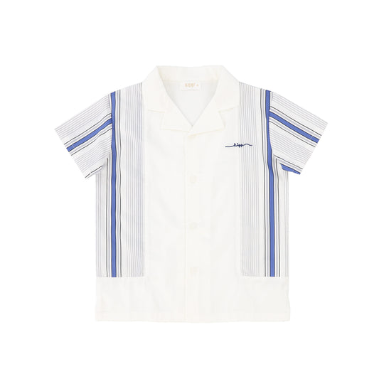 KIPP BLUE/WHITE SIDE STRIPE COLLAR SHIRT