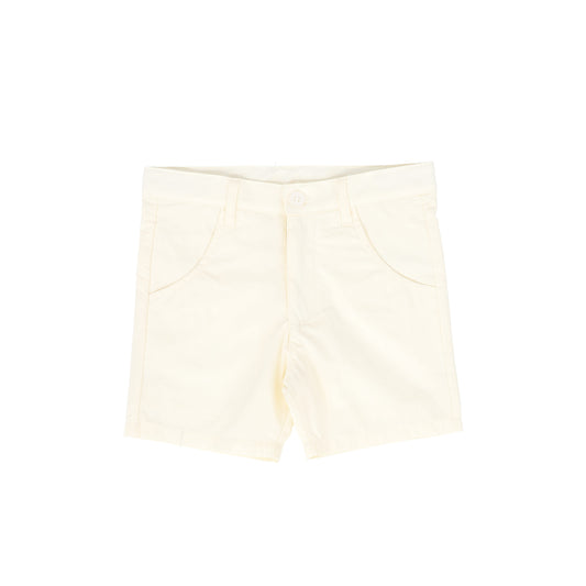 KIPP CREAM COTTON SHORTS