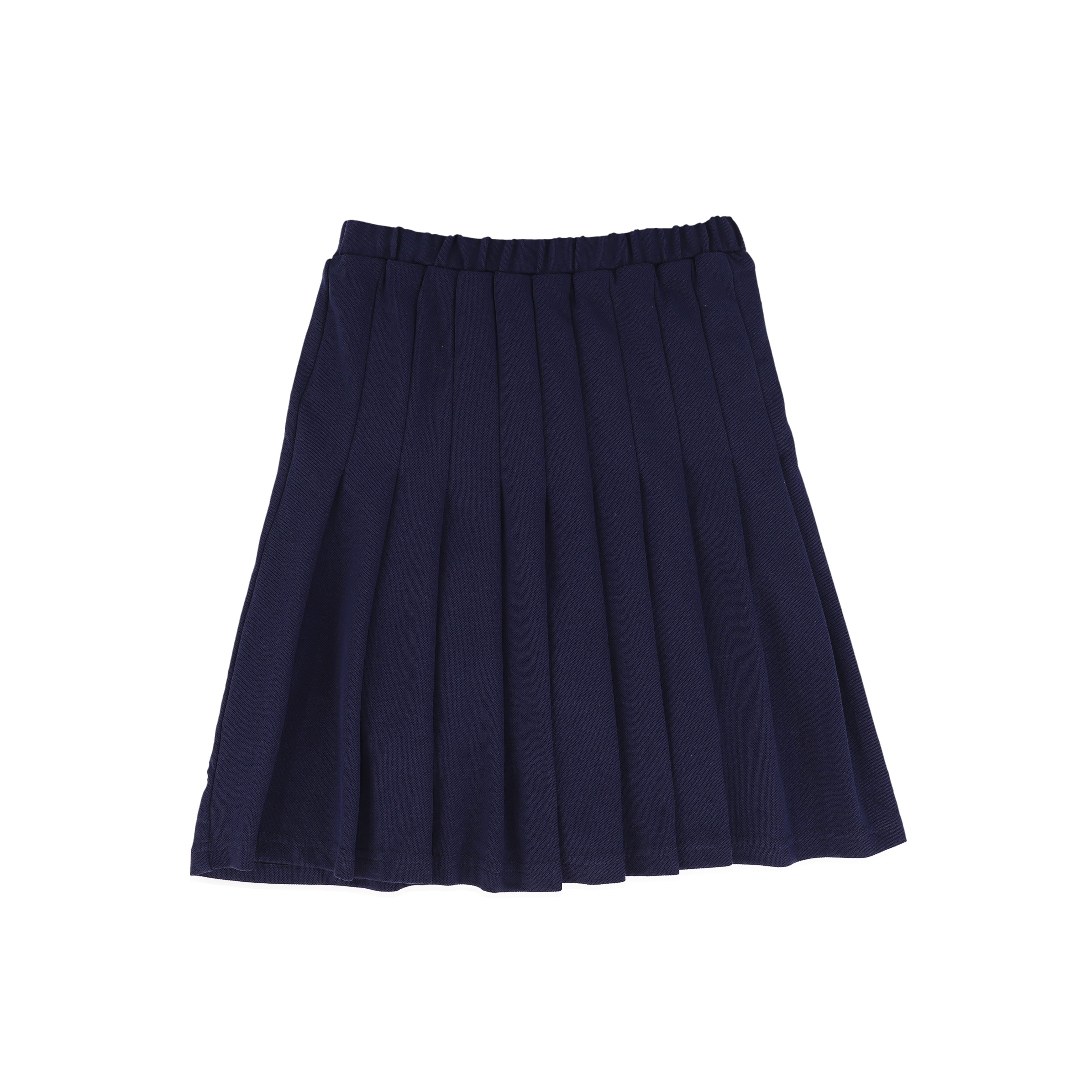 Navy and yellow pleated skirt best sale