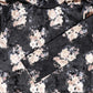 PETITE AMALIE BLACK/BEIGE FLOWER PRINT VELVET TOP