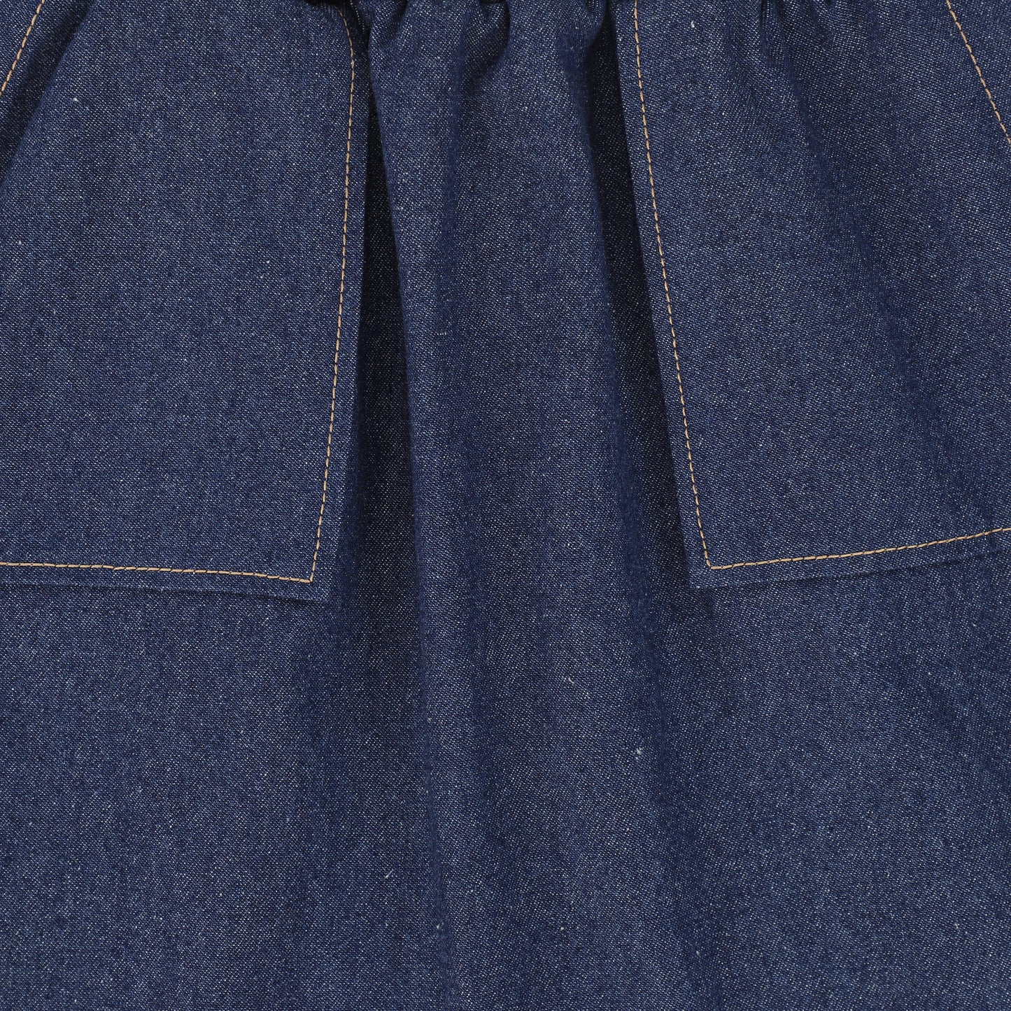 BE FOR ALL BLUE DENIM POCKET SKIRT [FINAL SALE]