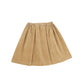 BE FOR ALL BROWN VELVET PLEAT SKIRT [FINAL SALE]