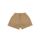 BE FOR ALL BROWN TEXTURED WOOL SHORTS