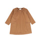 BE FOR ALL BROWN GATHERED NECK POCKET DRESS [FINAL SALE]