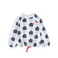 LOUD LIGHT BLUE HOUSE PRINT RAGLAN TOP