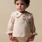 BIRINIT PETIT CREAM EMBROIDERED BLOOMER SET