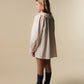 BIRINIT PETIT CREAM EMBROIDERED DRESS