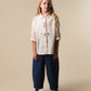 BIRINIT PETIT CREAM EMBROIDERED BLOUSE