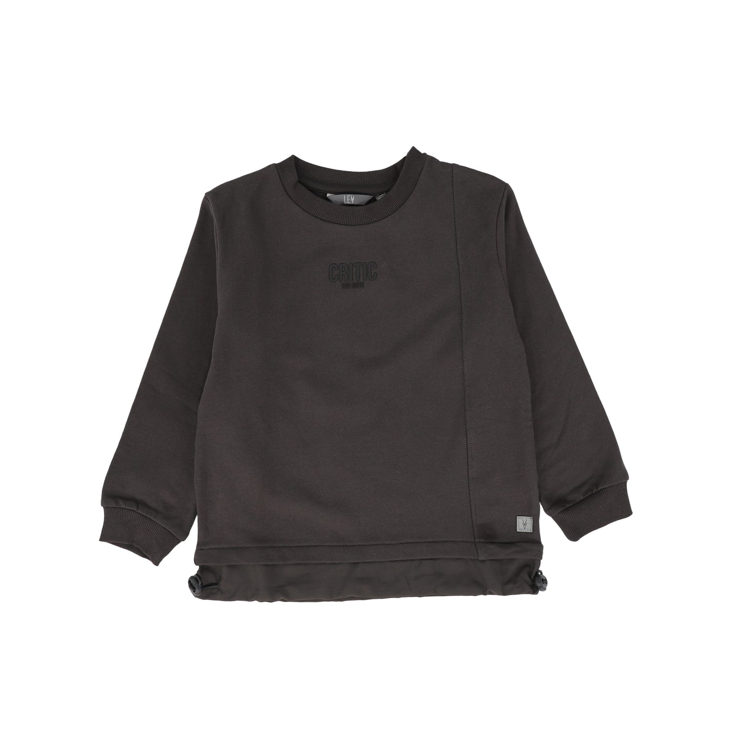 STYLE LABELS DARK GREY SWEATSHIRT [FINAL SALE]