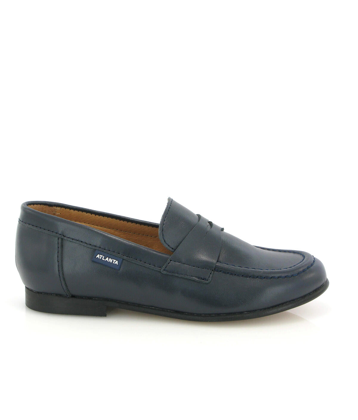 ATLANTA MOCASSIN NAVY CHUNKY LOAFER