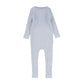BAMBOO LIGHT BLUE CABLE KNIT COLLAR ROMPER