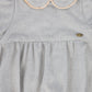 BAMBOO LIGHT GREY WOOL PIPED ROMPER