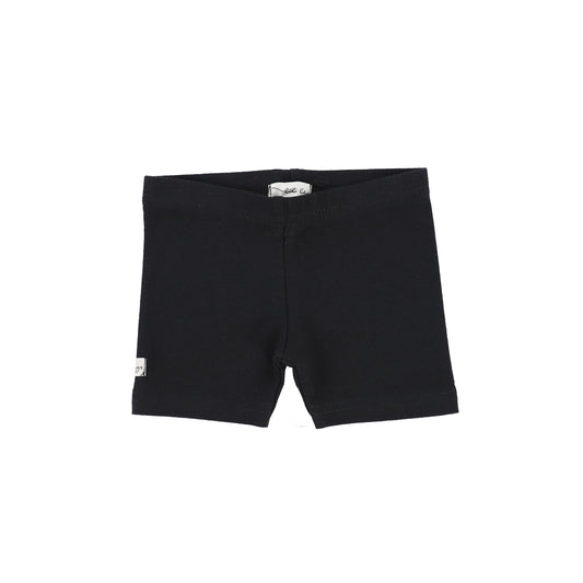 LIL LEGS BLACK BIKER SHORTS