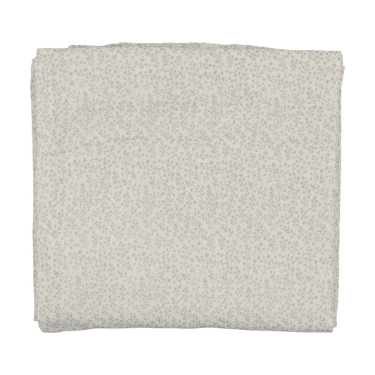 LILETTE CREAM/BLUE LEAF TRAIL MUSLIN SWADDLE