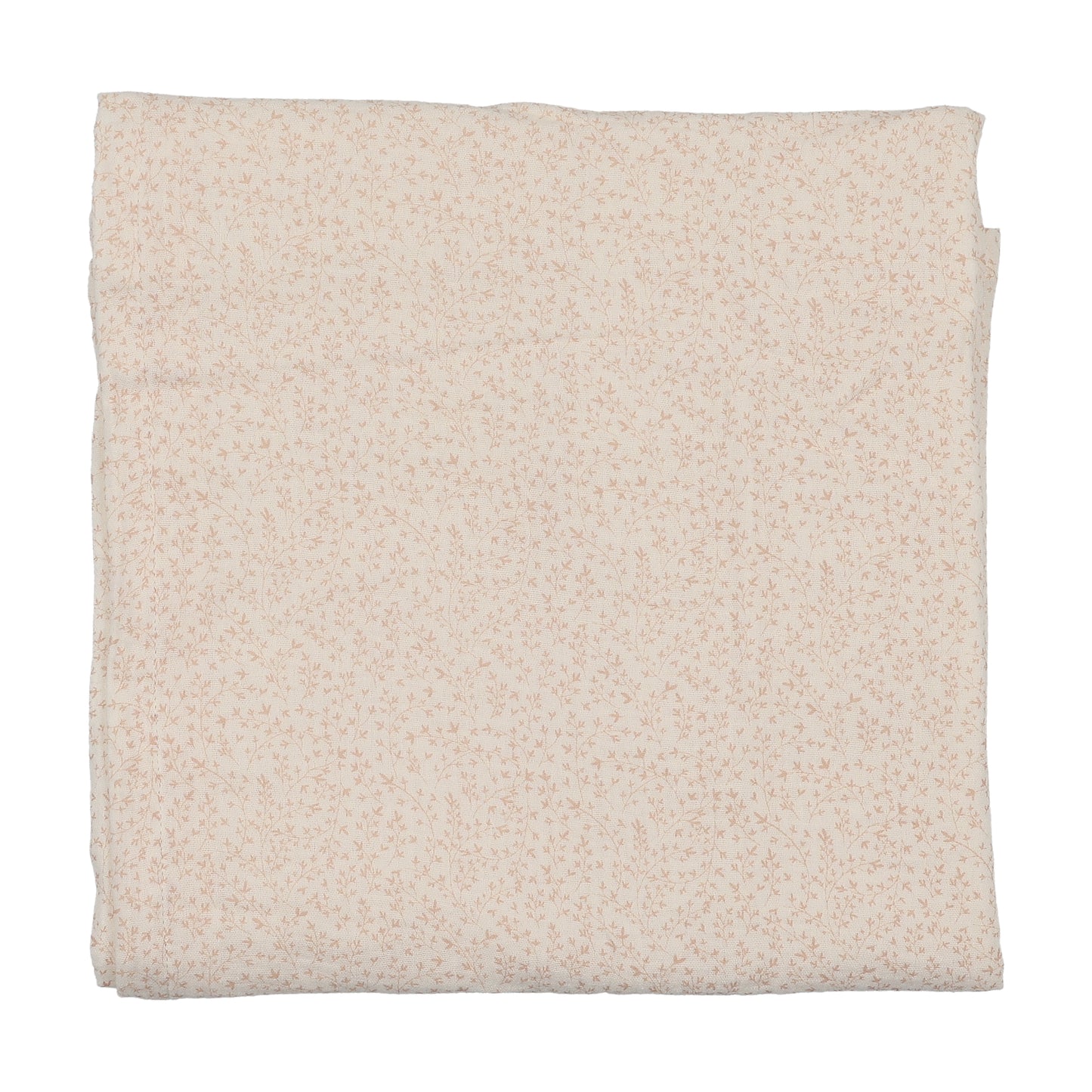 LILETTE CREAM/PINK LEAF TRAIL MUSLIN SWADDLE