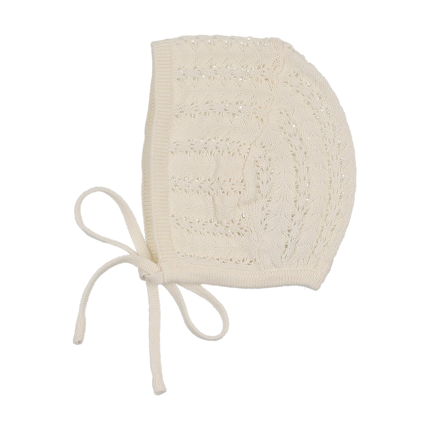 LILETTE CREAM CROCHET KNIT BONNET