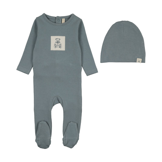 LILETTE OCEAN GRAPHIC TAG FOOTIE SET