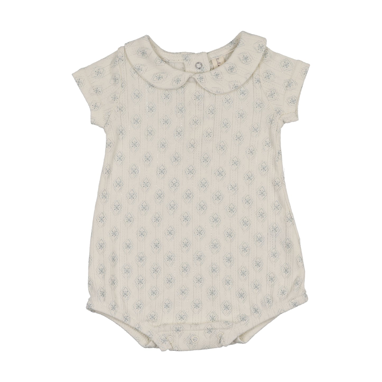 LILETTE CREAM/BLUE FLORAL PRINT ONESIE