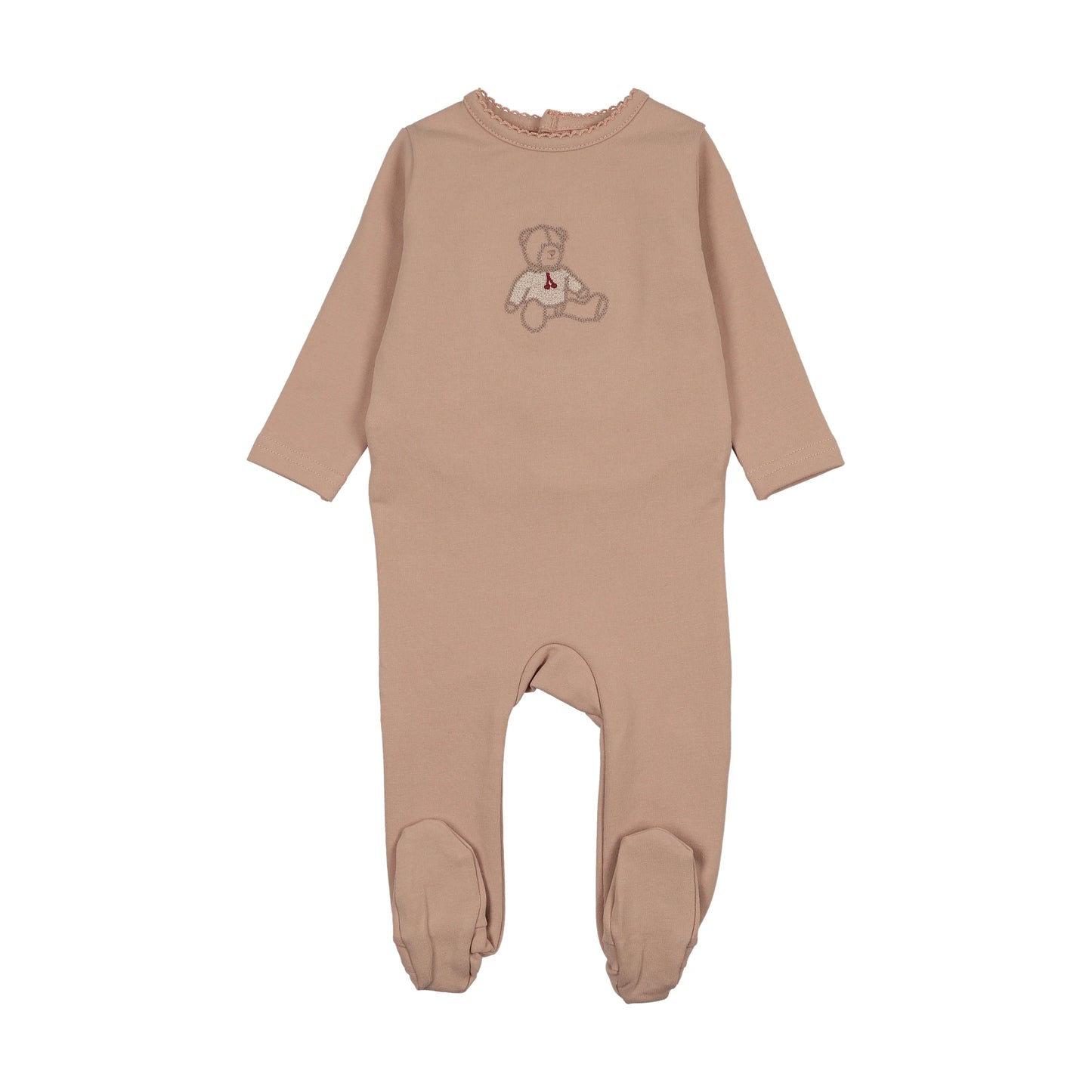 LILETTE DUSTY PINK SWEET BEAR FOOTIE