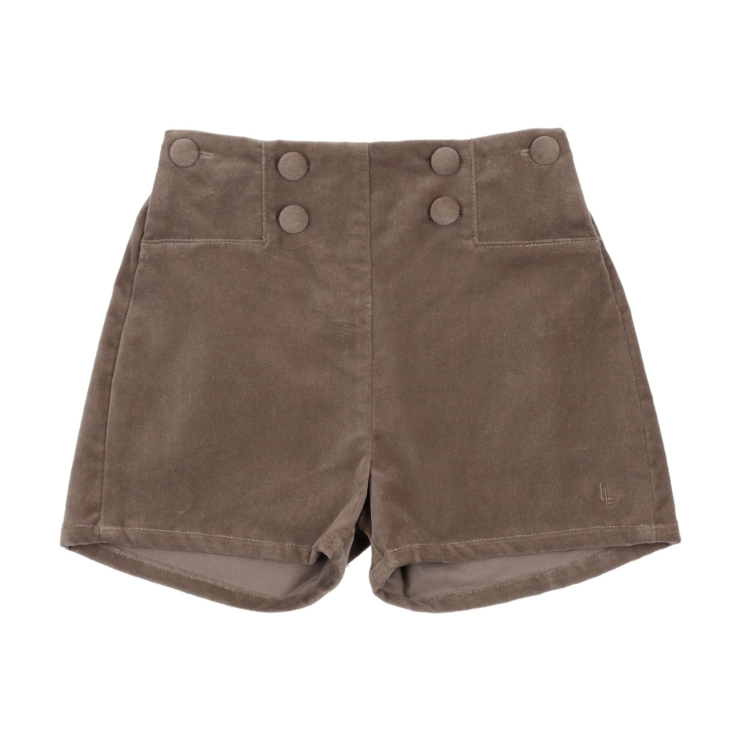 ANALOGIE OATMEAL VELVET SHORTS