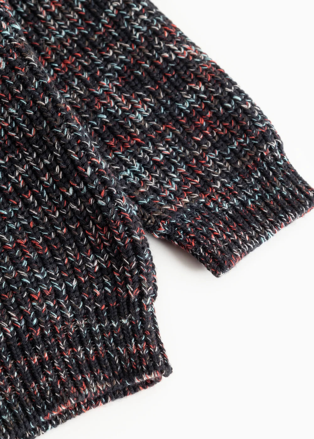 MARMAR COPENHAGEN BLACK MARLED KNIT SWEATER