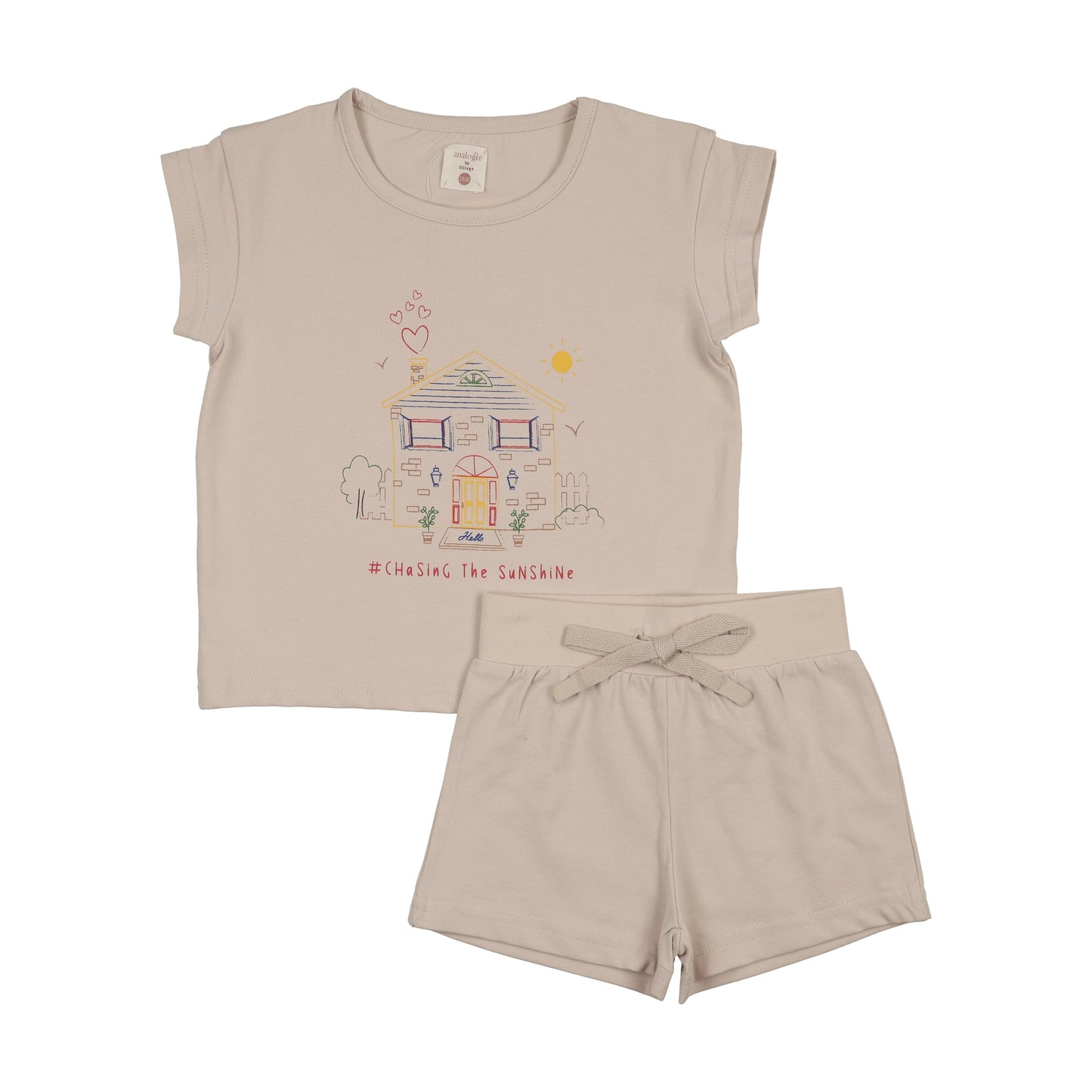 ANALOGIE WHEAT HOUSE MARLED GIRL SET [FINAL SALE]