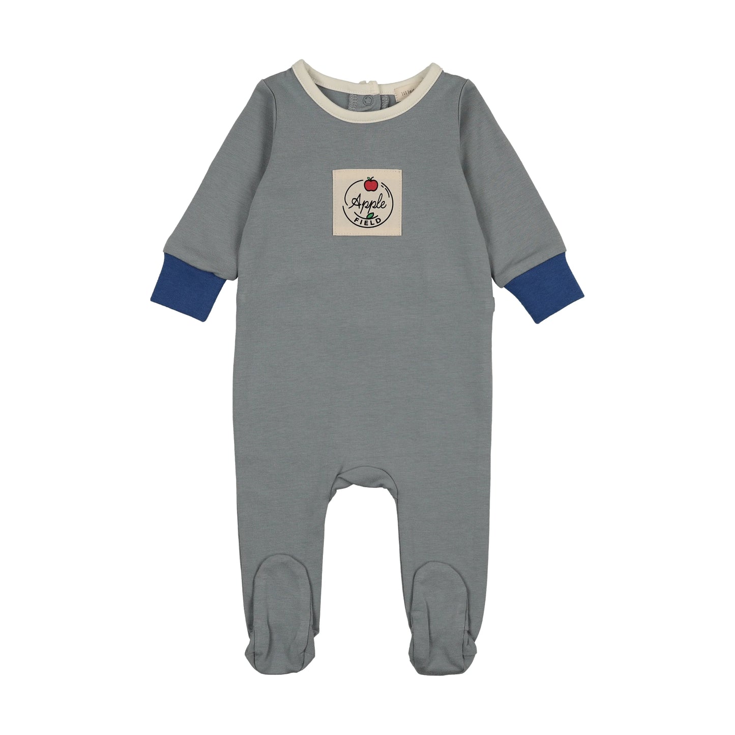 LIL LEGS BLUE COLOR BLOCK FOOTIE