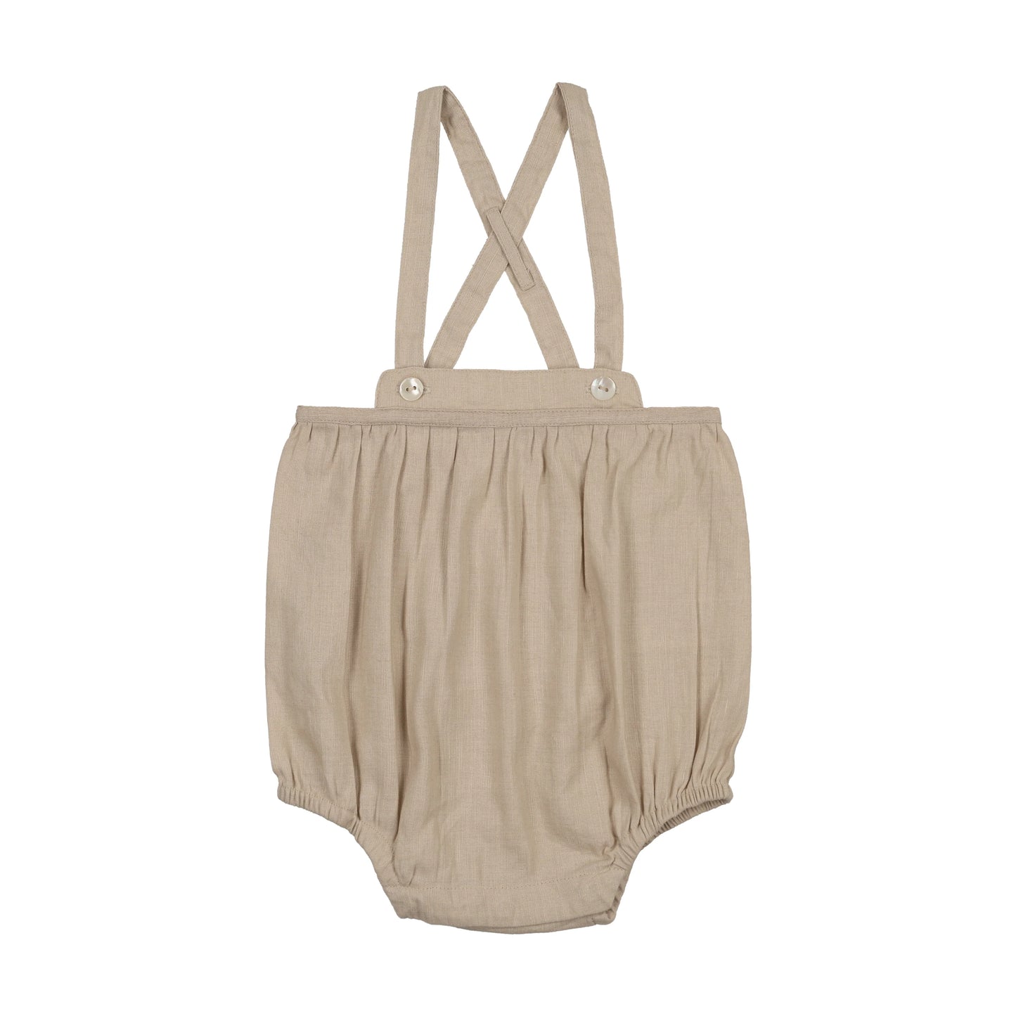 ANALOGIE WHEAT LINEN SUSPENDER BLOOMERS