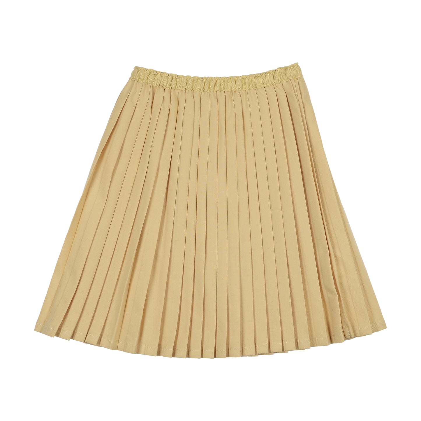 ANALOGIE YELLOW KNIFE PLEATED SKIRT
