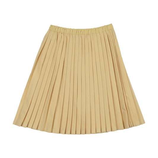 ANALOGIE YELLOW KNIFE PLEATED SKIRT