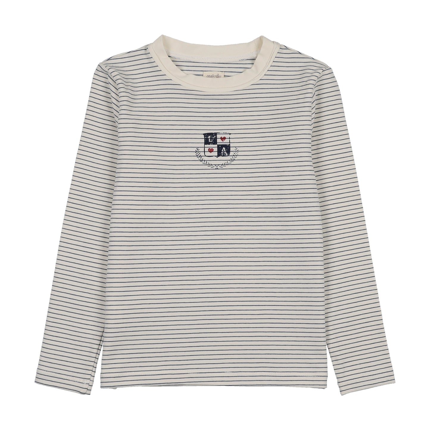 ANALOGIE BLUE STRIPE DENIM CITY T-SHIRT