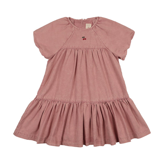 ANALOGIE PINK WASH DENIM CAPSULE SS DRESS
