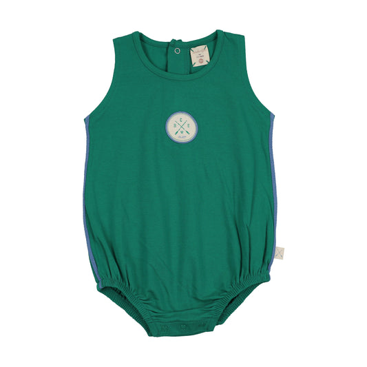 ANALOGIE ELECTRIC GREEN BOATING CREW BUBBLE ROMPER