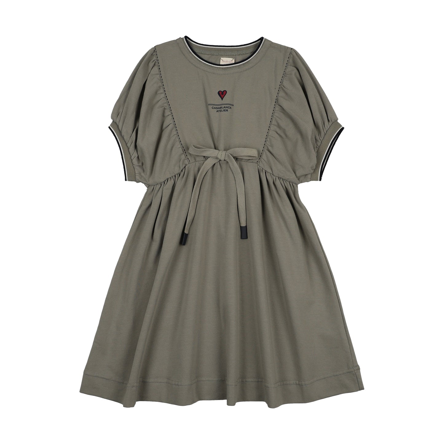 ANALOGIE GREEN OUTER FIELD SS DRESS