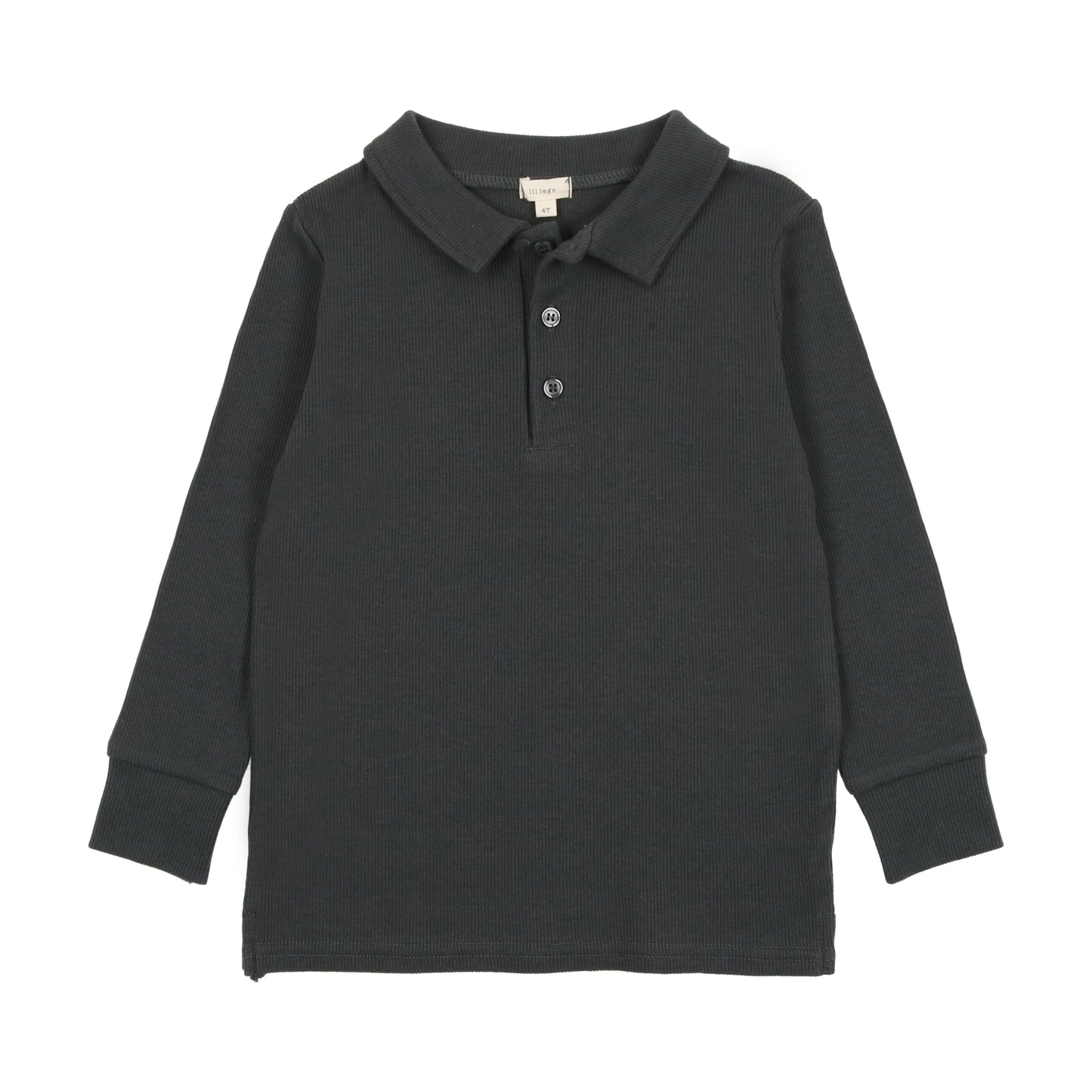 LIL LEGS MIDNIGHT RIBBED POLO