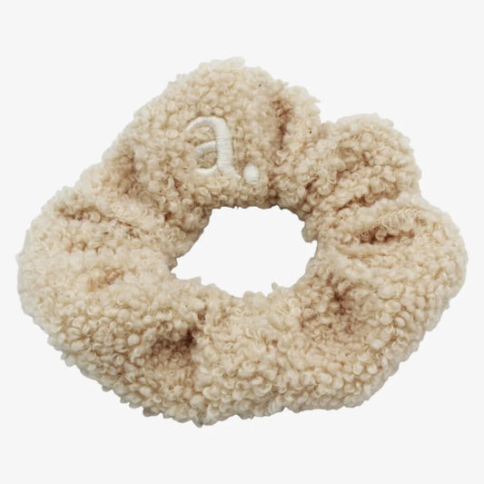 ARCHI BEIGE SHERPA SCRUNCHIE [FINAL SALE]